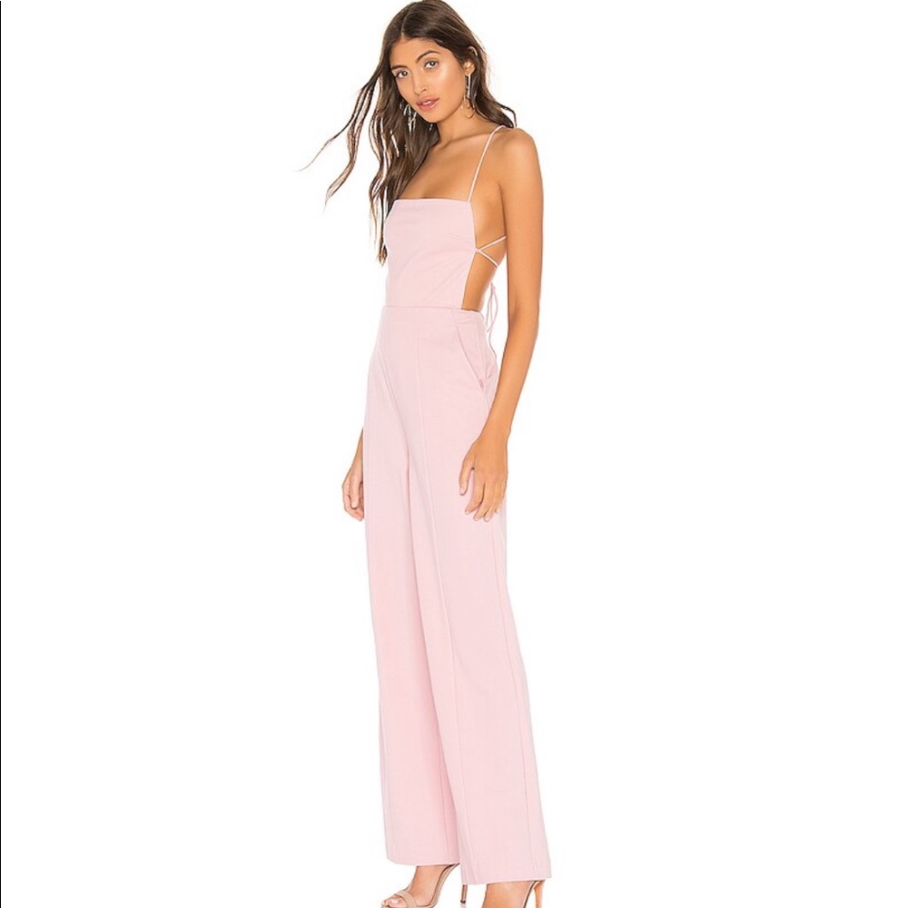 REVOLVE NBD Prosecco Jumpsuit in pink! Brand new w/ tags—never worn.